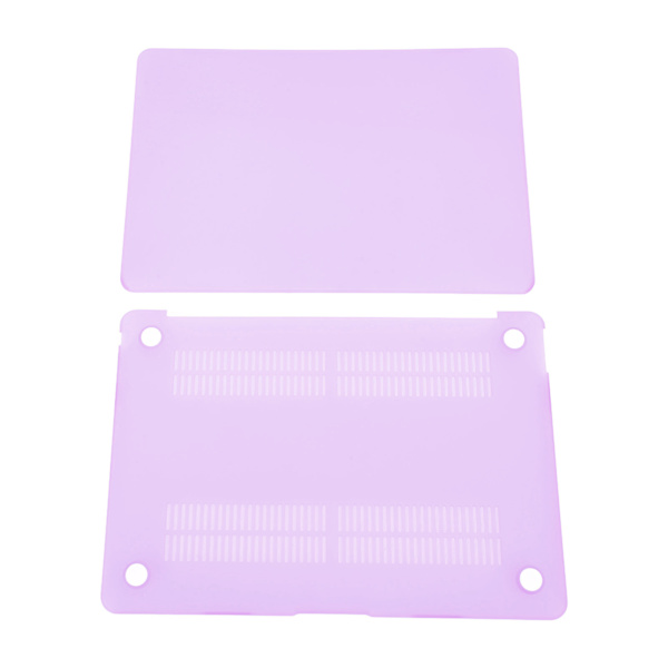 Ohut ja kevyt suojakotelo MacBook-kannettavalle, läpinäkyvä, mattapintainen kannettavan suojakotelo MacBook Air 13,3 tuuman kannettavalle, violetti