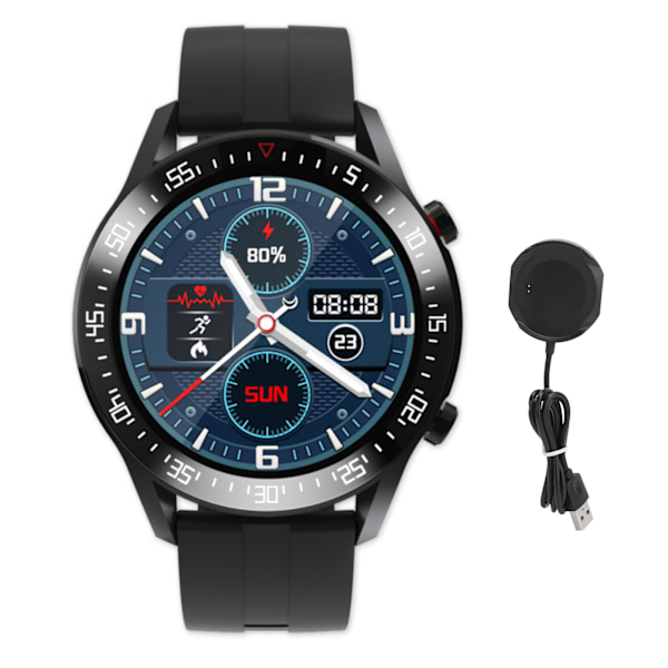 C2 Bluetooth Sports Intelligent Watch Skridttælling Synkron Data Vejr Legering PlateringSort