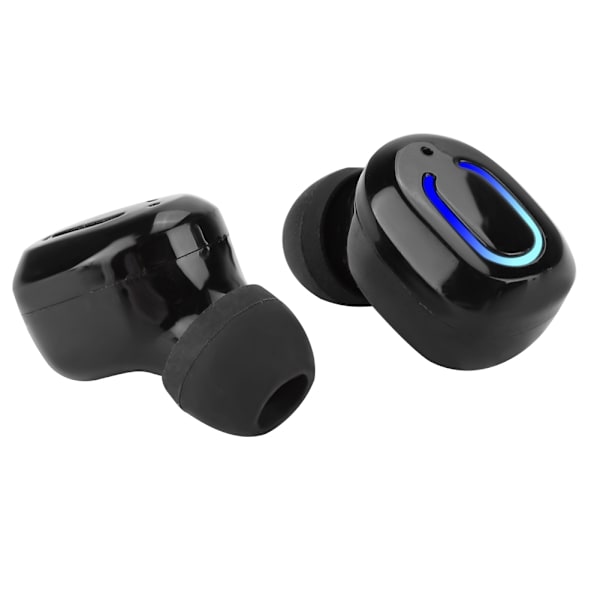 Korkealaatuinen kannettava 5.0 HD 3D-stereobluetooth-kuuloke langattomat nappikuulokkeet (musta)