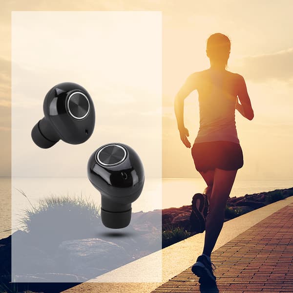 Bluetooth 5.0 Headset TWS Trådløse Øretelefoner Mini Ørepropper Stereo Hovedtelefoner