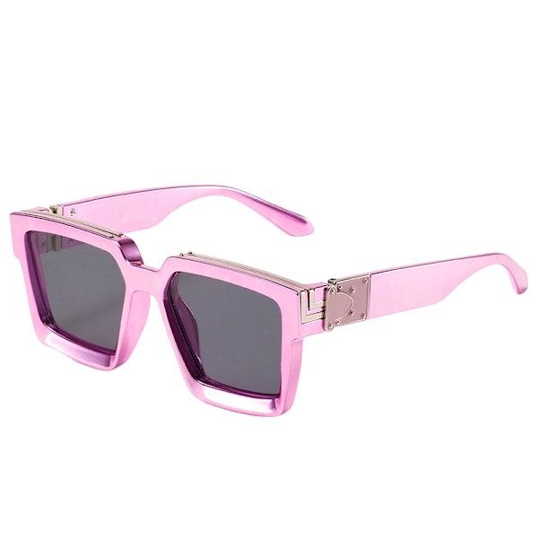 Kesän rantadisko aurinkolasit Aurinkolasit Antelias kehykset Miesten ja naisten aurinkolasit Plating light pink gray