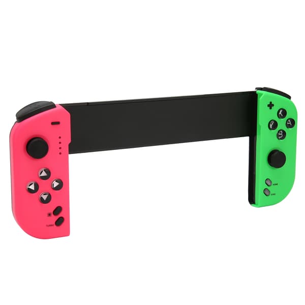 Trådløs Gaming Controller Multifunktion 6 Akser Kropsfølelse Turbo Funktion Bluetooth Game Controller til Switch Joycon Pink Green