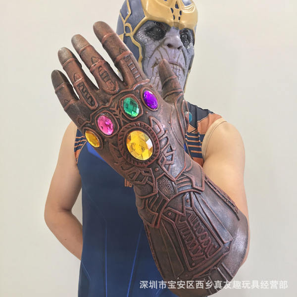 Handske Thanos Infinity Glove Marvel Peripheral Ny kopparspelande roll