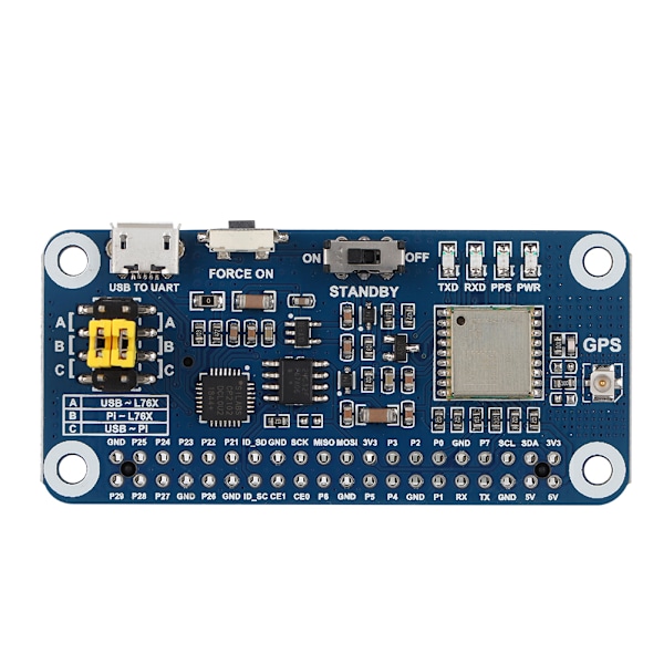 L76X MultiGNSS HAT for Raspberry Pi Støtter GPS BDS QZSS