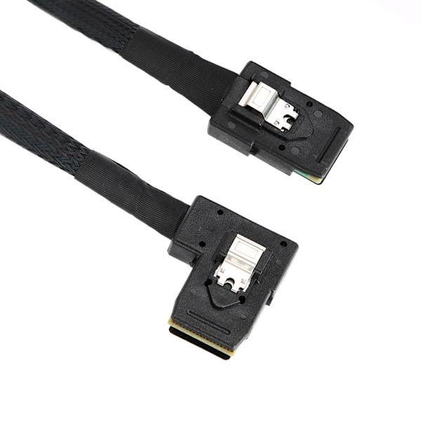 Intern Mini Breakout-kabel H0508 SAS SFF-8087 90 graders serverarraykortlinje 0,8 meter