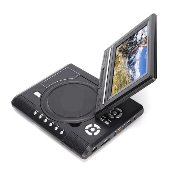 DVD-spelare bärbar HD 270° vridbar mobil DVD-spelare med USB-fjärrkontroll 110‑240VLMD-750 AU-kontakt
