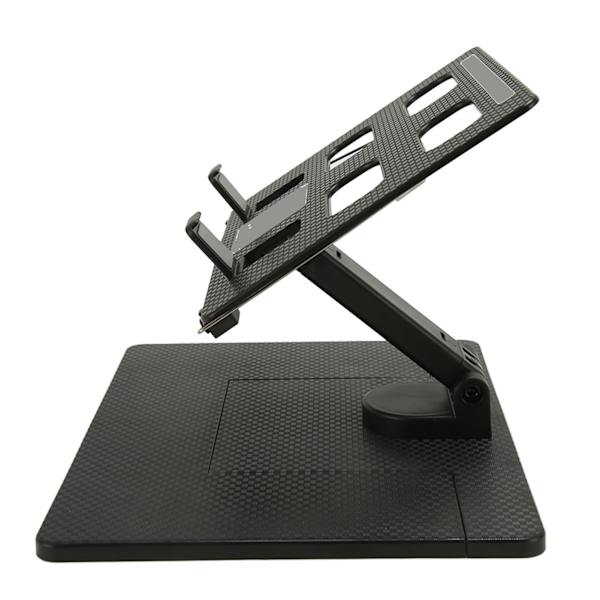 Laptopstativ med 360° roterande bas Justerbar Multifunktionell Ergonomisk Laptop Riser Hopvikbar Lyftbar Laptopstativ