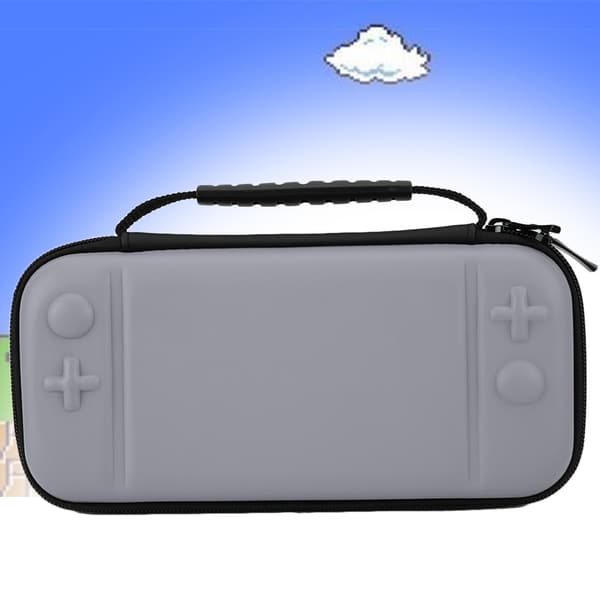 EVA Hard Shell Spil Konsol Bære Taske Opbevaringsboks til Nintendo Switch Lite (grå)