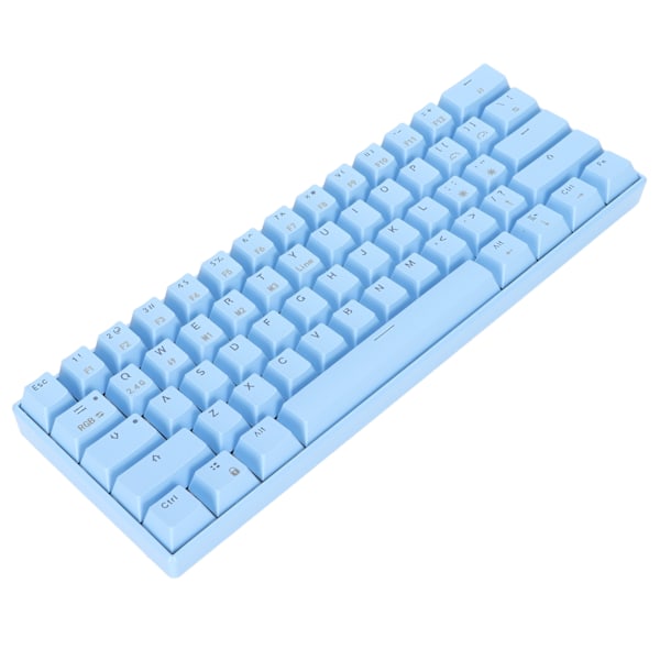 READSON Mekanisk Tastatur 61 Nøgler RGB 3 Tilstande Støtte Trådløs Kompakt Ergonomisk Bred Kompatibilitet Gaming Tastatur Sort Akse Krop