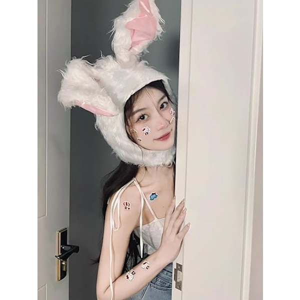 Sööt Bunni Mütsi Kõrvad Peapael Mütsi Jänese Cosplay Foto Rekvisiidid Naljakas Rekvisiidid Pehme Uudsus Riietus Üles Peo Sündmused Kostüüm