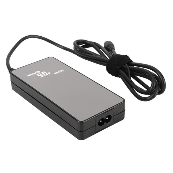 100W tehoadapteri LED-digitaalinäytöllä tablettia/kannettavaa tietokonetta varten