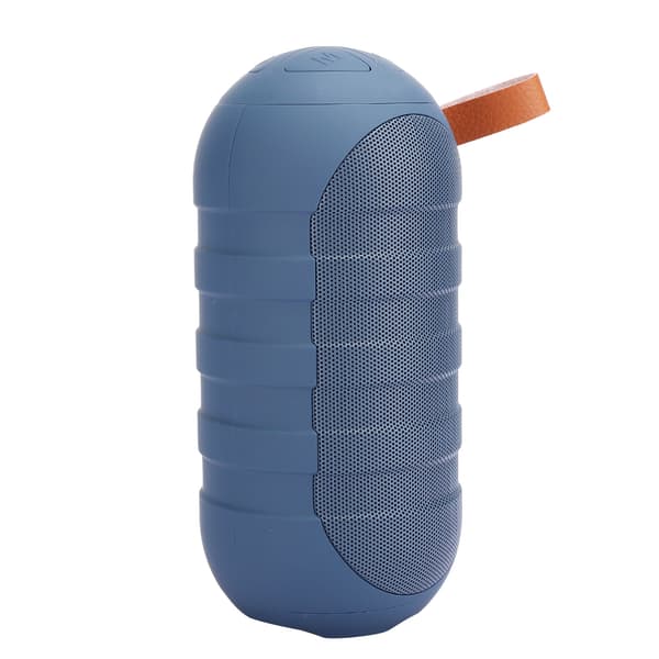 Vattentät Mini Bärbar Subwoofer Bluetooth Trådlös Högtalare Låda Blå