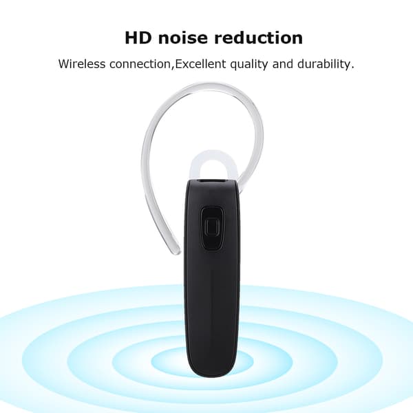 M-head trådløs bærbar walkie-talkie Bluetooth HD-headset støjreduktion sort
