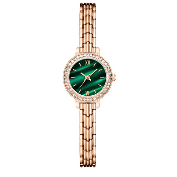 Kvinnor Quartz Watch Armband Mode Elegant Vattentät Armbandsur för Lady Girls Grön