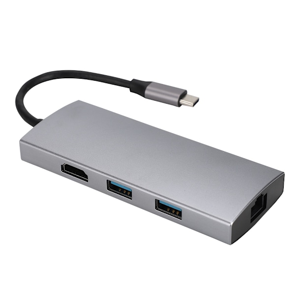 VT106 7-i-1 Multifunktions-Erweiterungs-Dockingstation-Hub für Notebooks mit Typ-C-Schnittstelle