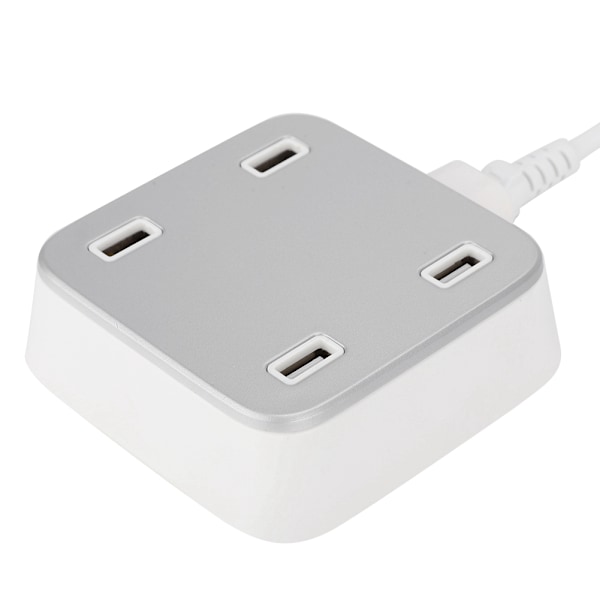 XBX07A 4-porters USB Hjemme AC Vegglader 4 USB 5A Lader Hvit