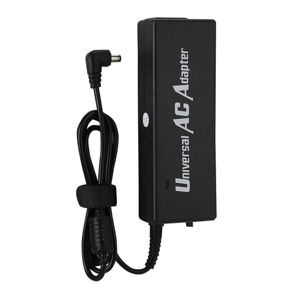 90W Multifunksjonell bærbar PC-strømadapterlader med 8 adapterplugger (US 100-240V)