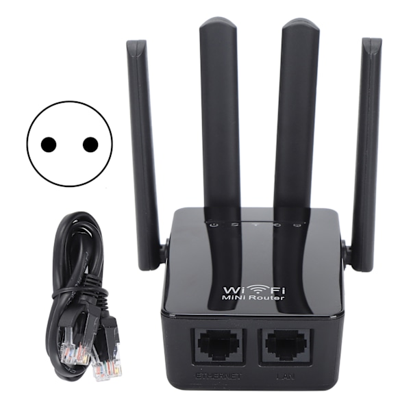 WR09 WIFI-förstärkare 300 Mbps trådlös signalförstärkare 2,4 ~ 2,4835 GHz internetförstärkare spänning 100-240 V EU-kontakt