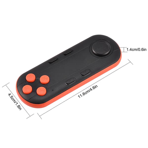 Bärbar trådlös Bluetooth-joystick spel fjärrkontroll för iOS Android PC