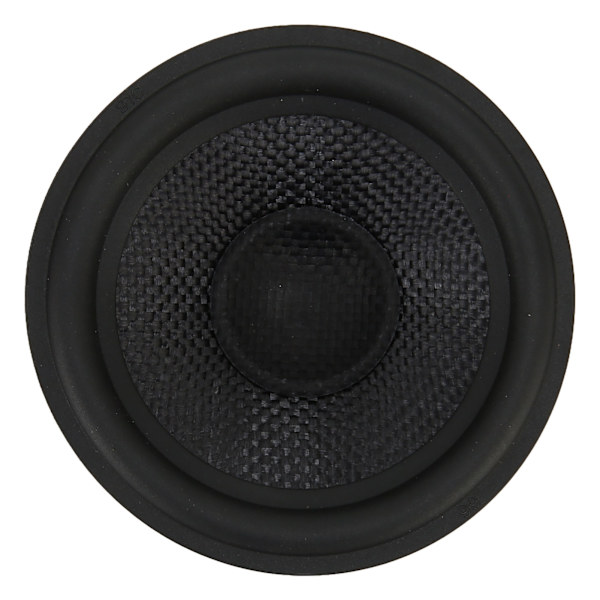 Papirhøyttalerkonus Trommepapir 1 Tommers Indre Diameter Gummi Surround Subwoofer Konuser Trommepapir for 4 Tommers Høyttaler