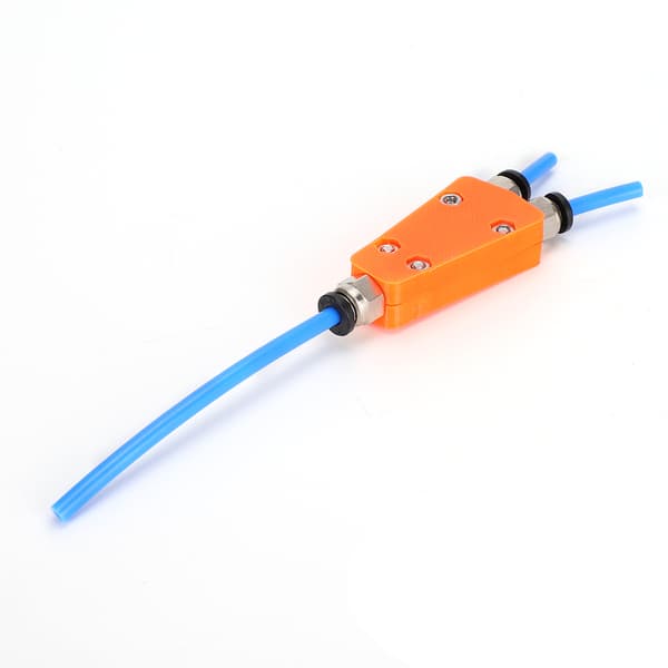 2 i 1 ud Pneumatisk Stikmodul 3D Printer Tilbehør til Ender-3 Ekstruder (tilfældig farve)