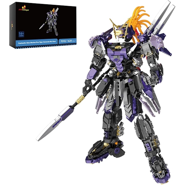 Technic Mech Byggsats 70152, Coola STEM Stridsvagn Mecha Modellset för Vuxna, Samlarobjekt Multi-Posture Warrior Leksaker för Pojkar, Perfekta Gåvor (1620PCS)