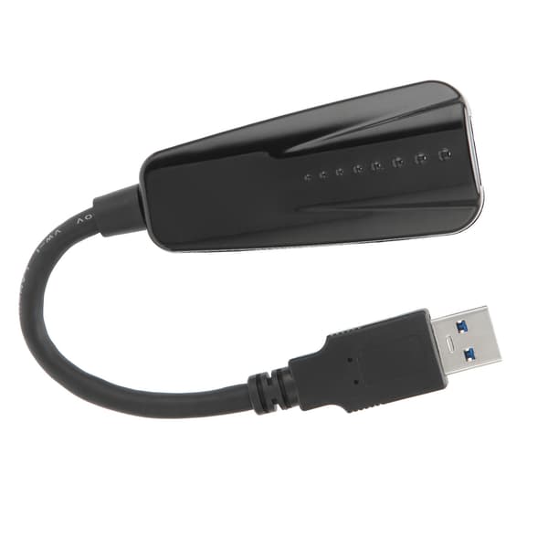 USB til Ethernet-adapter 10/100/1000M USB 3.0 til RJ45 LAN ABS Net-adapter kompatibel med Windows for Linux for OS X