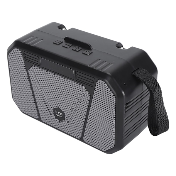 Solcelledrevet trådløs Bluetooth-højttaler - Multifunktionel, bærbar, udendørs hukommelseskort USB AUX-port højttaler med FM-radio