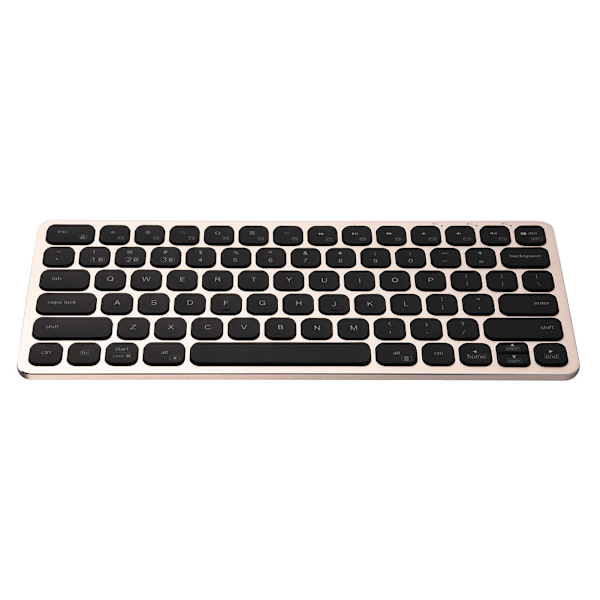 Bluetooth trådløst kablet tastatur Touchpad genopladelig til IOS Android Windows sort