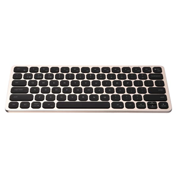 Bluetooth Trådlöst Trådbundet Tangentbord Touchpad Uppladdningsbart För IOS Android Windows Svart