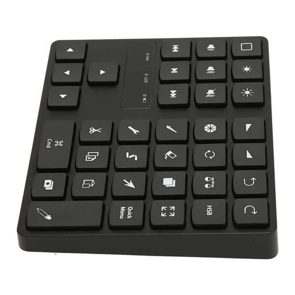 35 taster numerisk tastatur stabil forbindelse driverfri Bluetooth forbindelse tegnetastatur med 4 bløde gummi til hjemmekontor