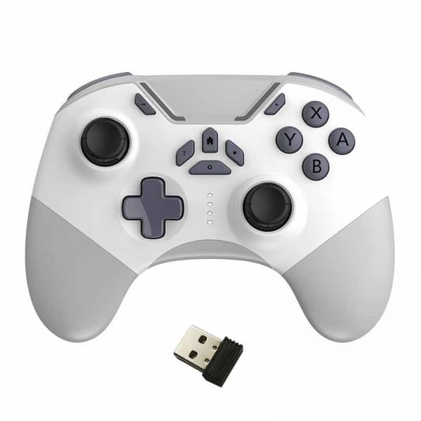 Langaton peliohjain Windows 7 8 10 PC/iPhone/Android/Nintendo Switch /Tesla（Harmaa）