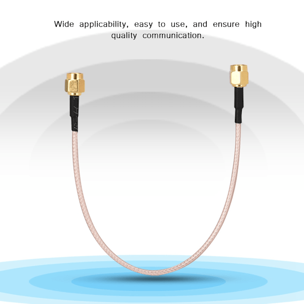 SMA Han til SMA Han RF Antenne Koaksialkabel Forlængerledning Kabeladapter 20cm