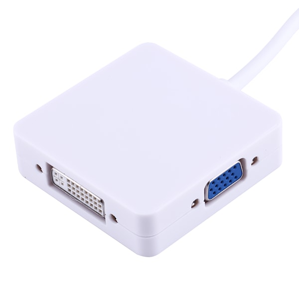Thunderbolt Mini Display Port til HDMI DVI VGA Adapter Kabel til Mac Book Air Pro