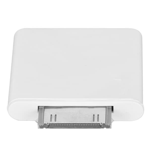 30-pin Bluetooth-adapter, plug and play, drivfri trådløs Bluetooth-lydadapter, sender, hvit