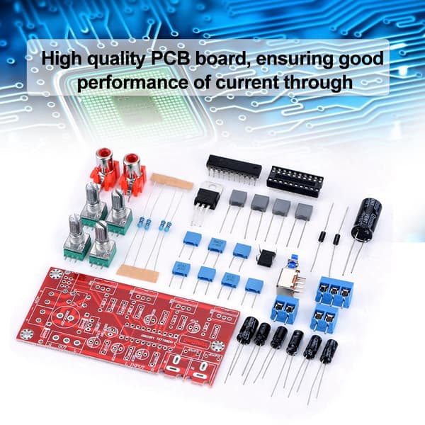 DIY Kits LM1036 DC Tone Board med Preamp til Bas & Diskant Justering