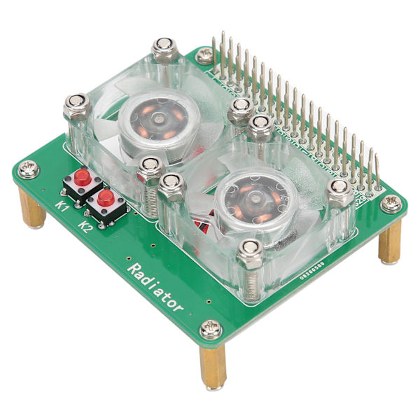 Køleventilator Modul Dual Køler Udvidelseskort Computer Tilbehør til Raspberry Pi