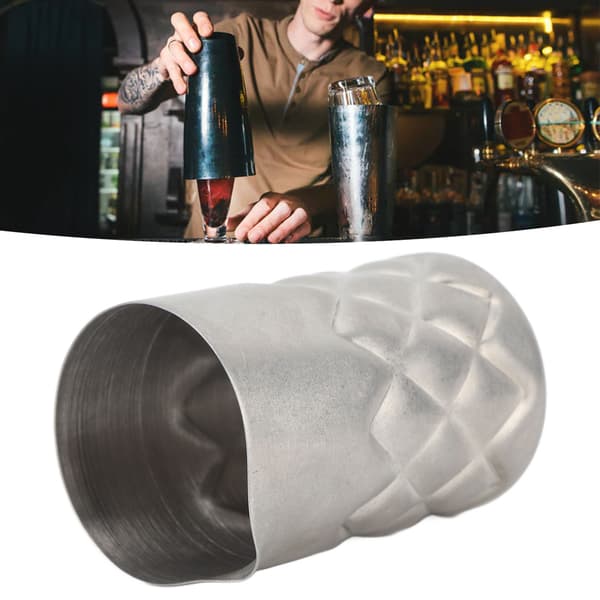 304 Rustfrit Rustfrit Stålblandebeholder 60 ml Cocktail Shaker med Skala til Bar Sølvnet