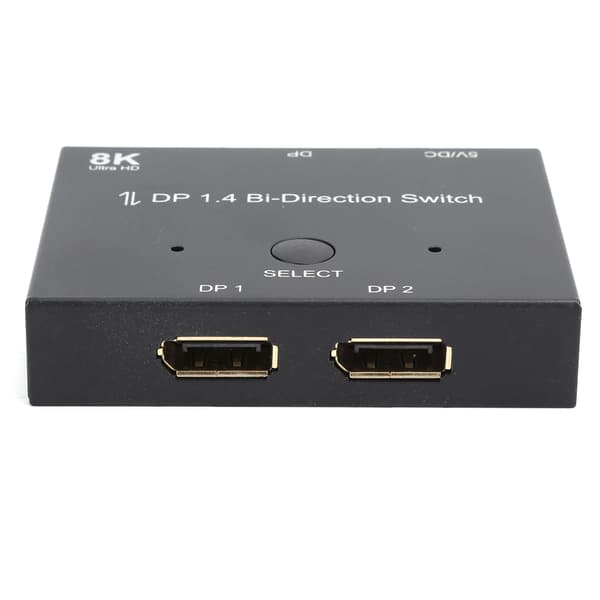 Bi-Direction Switch DP DisplayPort 1.4 8K ved 60Hz 32.4Gbps Hub Konverter Computer Tilbehør