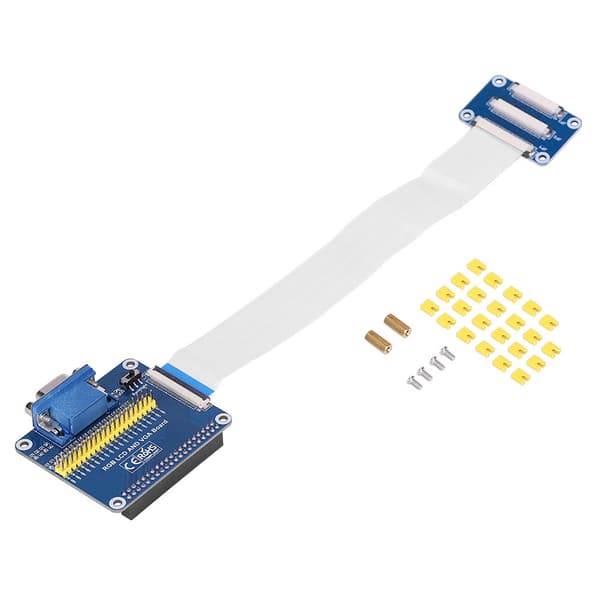 For Raspberry Pi VGA og RGB LCD Driver Board Kit DPI Driver 5 tommer 7 tommer 10,1 tommer