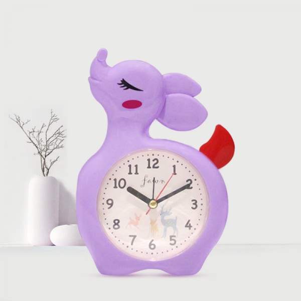 SAYTAY Soveromsvekkerklokke, Llittle Deer Alarm Clock , Student Home Decoration Desktop Clock