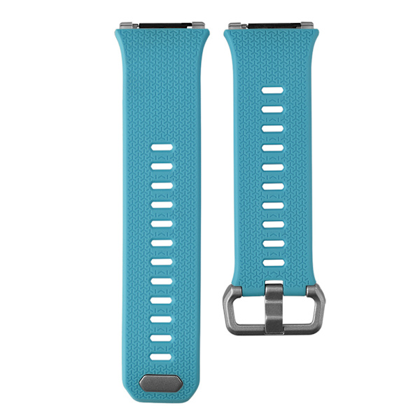 Silikonarmband för smartklocka, ersättningsarmband för Fibit Ionic (Teal Green L)