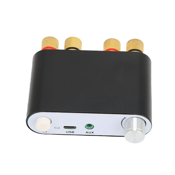 Bluetooth 5.0 Audioförstärkarkort 50W+50W 2.0 2-kanals Stereo Förstärkarmodul Svart