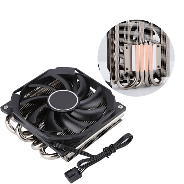 IS-30 CPU-radiator Smart Mute-ventilator understøtter AM4 Multiplatform CPU-køler