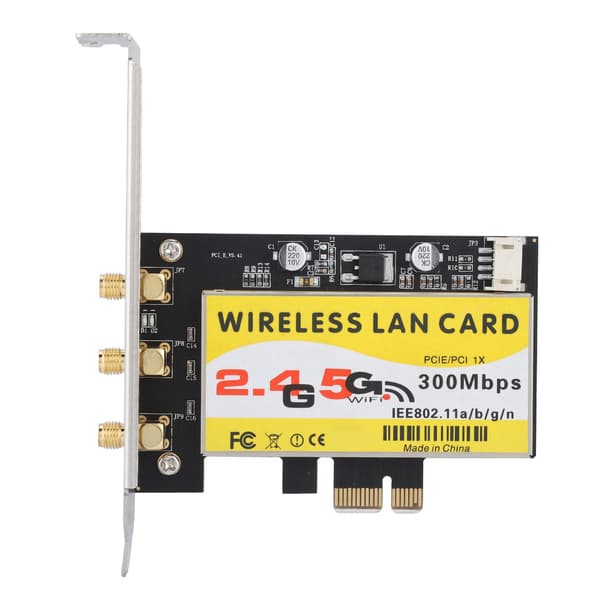 PCI-E Desktop Netværkskort 450Mbps Dual Band Gigabit Ethernet Til Intel 6300AGN