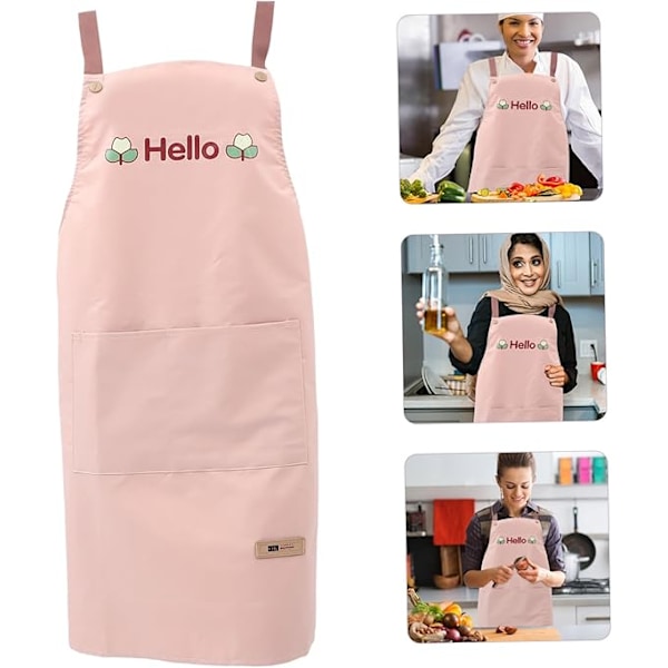 Dam Overaller Multifunktionella Arbetskläder Bib Dam Polyester pink