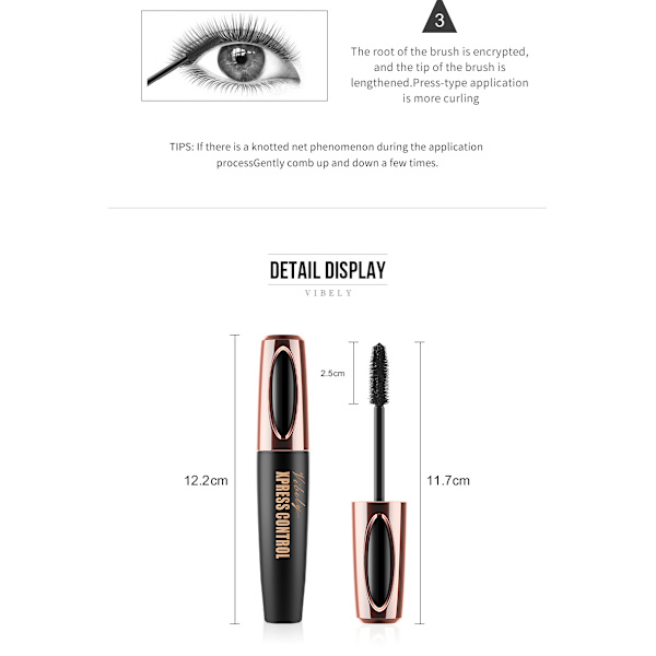 Falsk Lash Effect Volumising Mascara, Sort