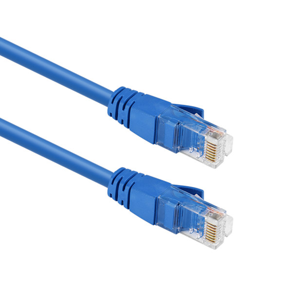Universell CAT 6 Ethernet-nätverkskabel LAN-patchkabel sladd 250MHz RJ45 Blå 15m/49ft 1 st