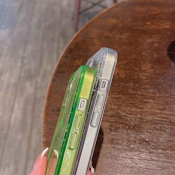 iPhone 16pro -kotelo,[Yhteensopiva MagSafe kanssa] Ylellinen kimaltava virtaava glitter nestemäinen hiekka kirkas pehmeä TPU-puhelinkotelo Black