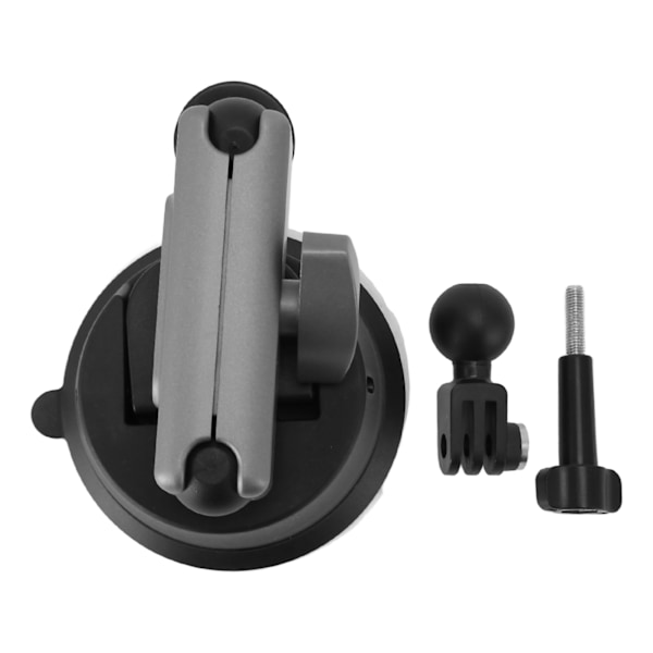 Kamera sugekoppfeste i aluminiumlegering, 360 graders justerbar frontrute, vindusdashbordholder for Insta360 for DJI Action Camera
